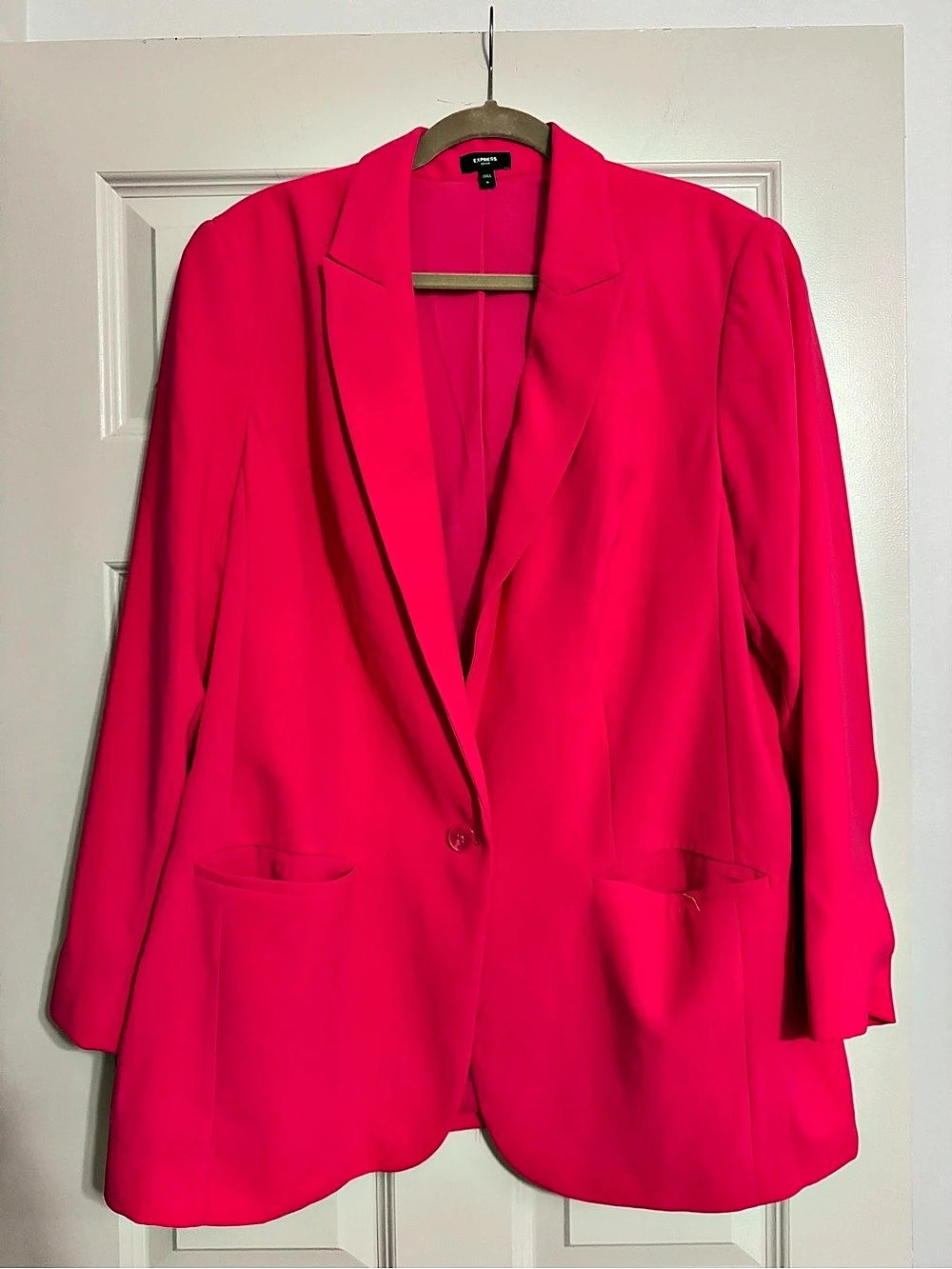 Express Editor Blazer Pink Size XL